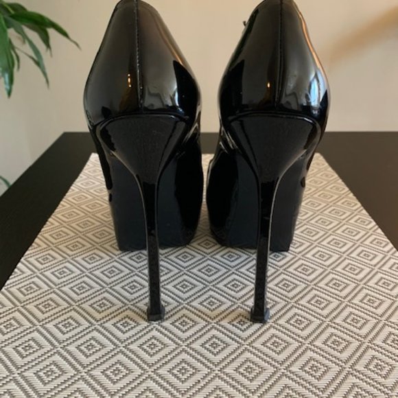 Shoes, Black Pantent, YSL - Picture 4 of 13
